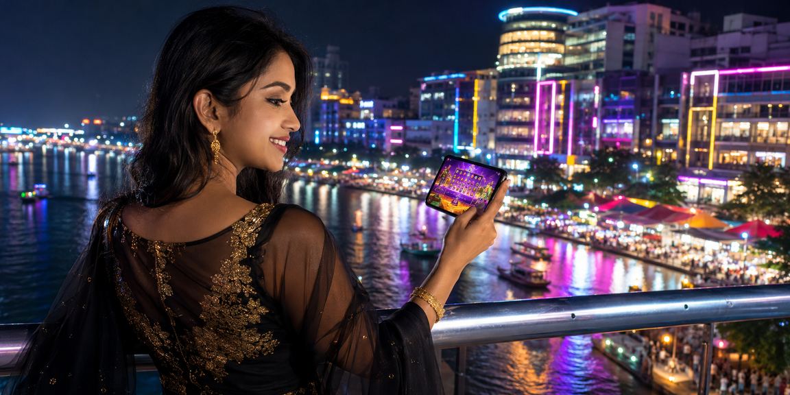 বরিশালের রাতের বাজারে মোবাইলে অনলাইন বেটিং ও বিনোদন