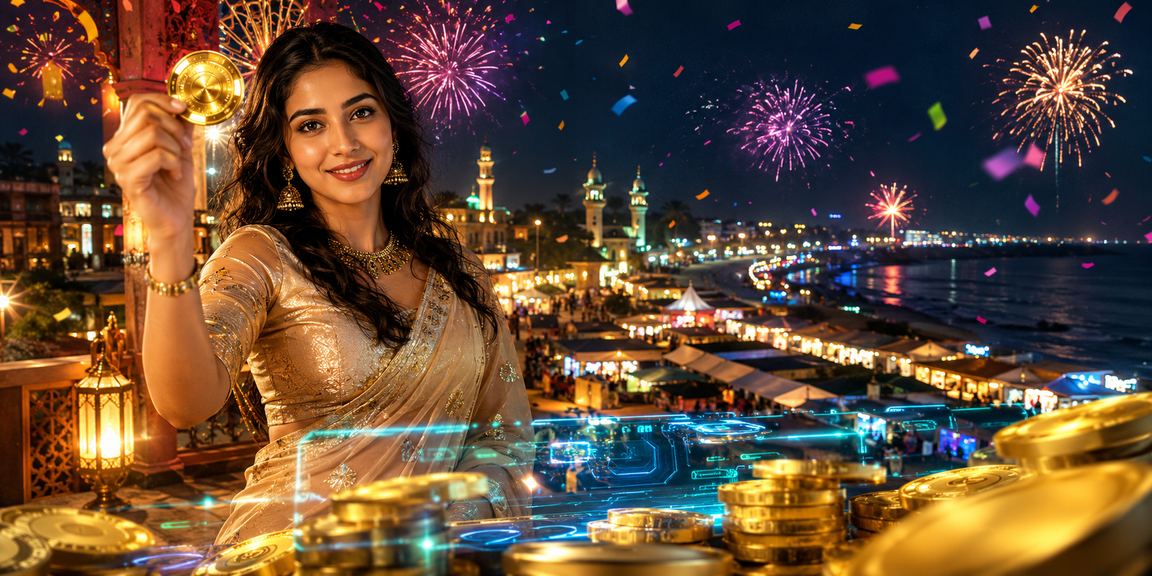 কুমিল্লায় সমুদ্র সৈকতের পাশে joya7777 ক্যাসিনো গেম উপভোগ করছেন একজন খেলোয়াড়